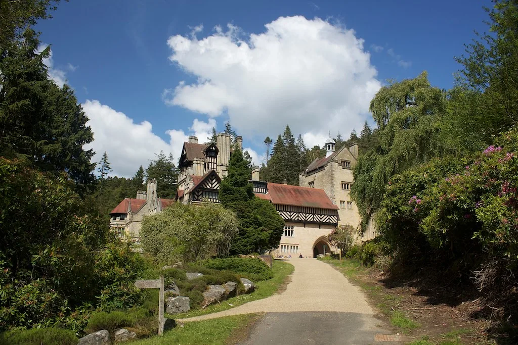 Cragside House above the drive, near Rothbury