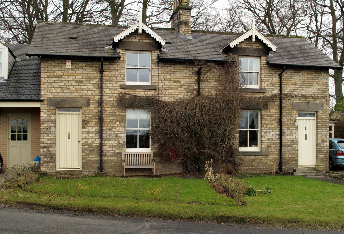 Semi-detached houses in Corbridge