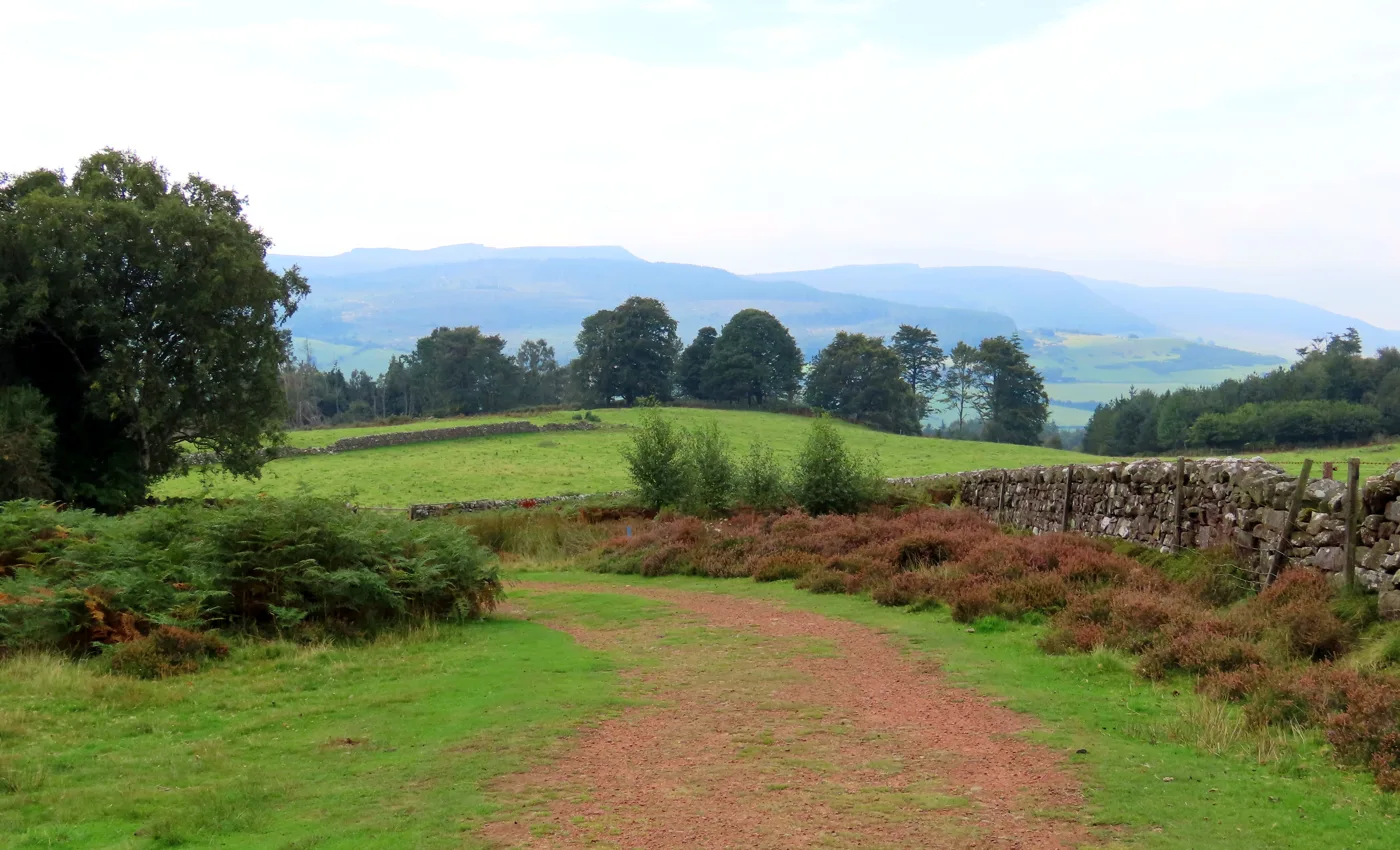 The Simonside Hills, the part of the Rothbury Estate already bought
