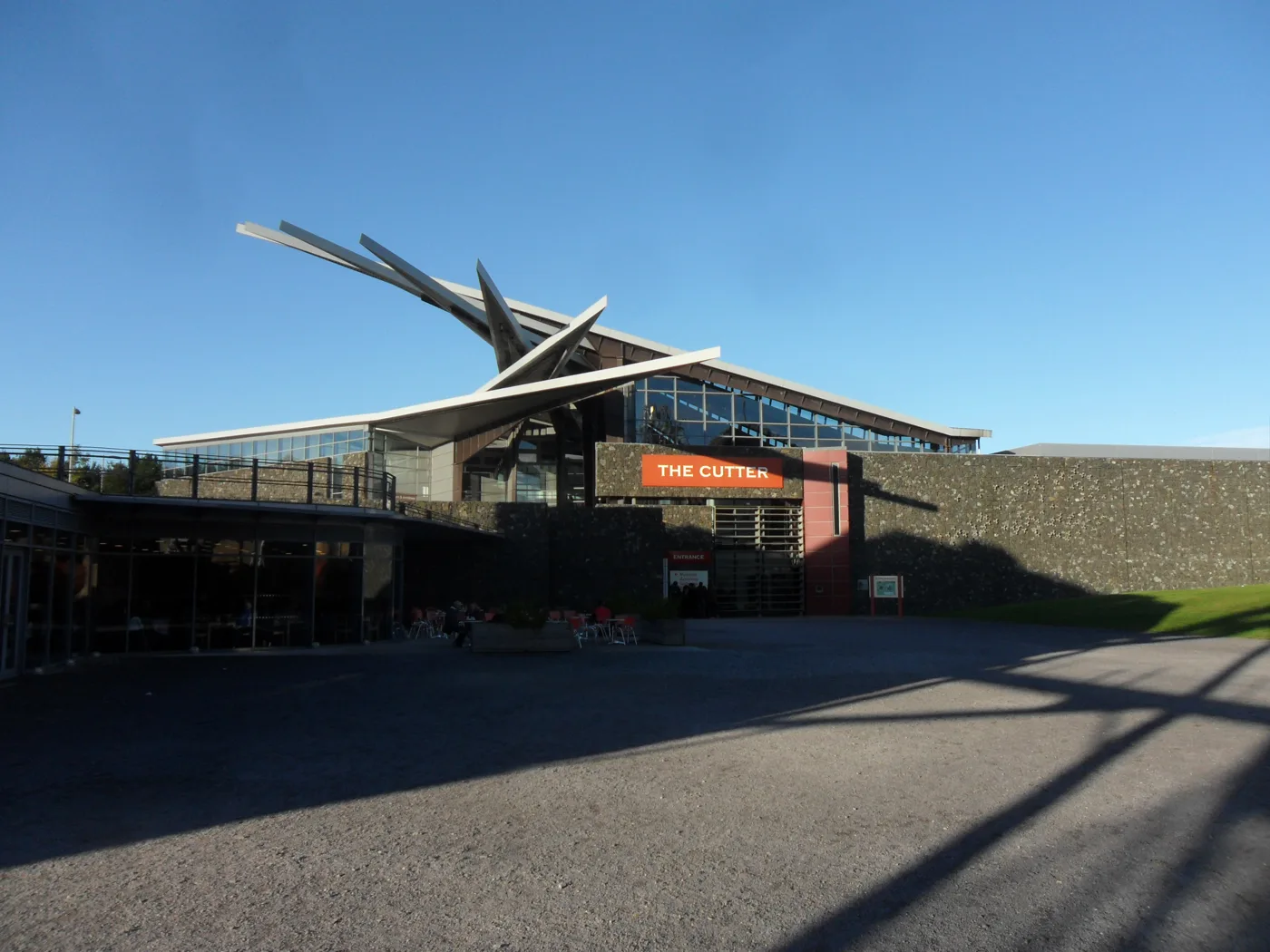 The Cutter, Woodhorn Museum's main building, at Queen Elizabeth II Country Park in Ashington